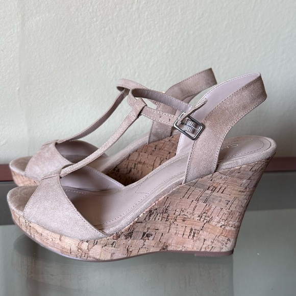 Charles David Cork Wedge Platform Sandal - Picture 5 of 9